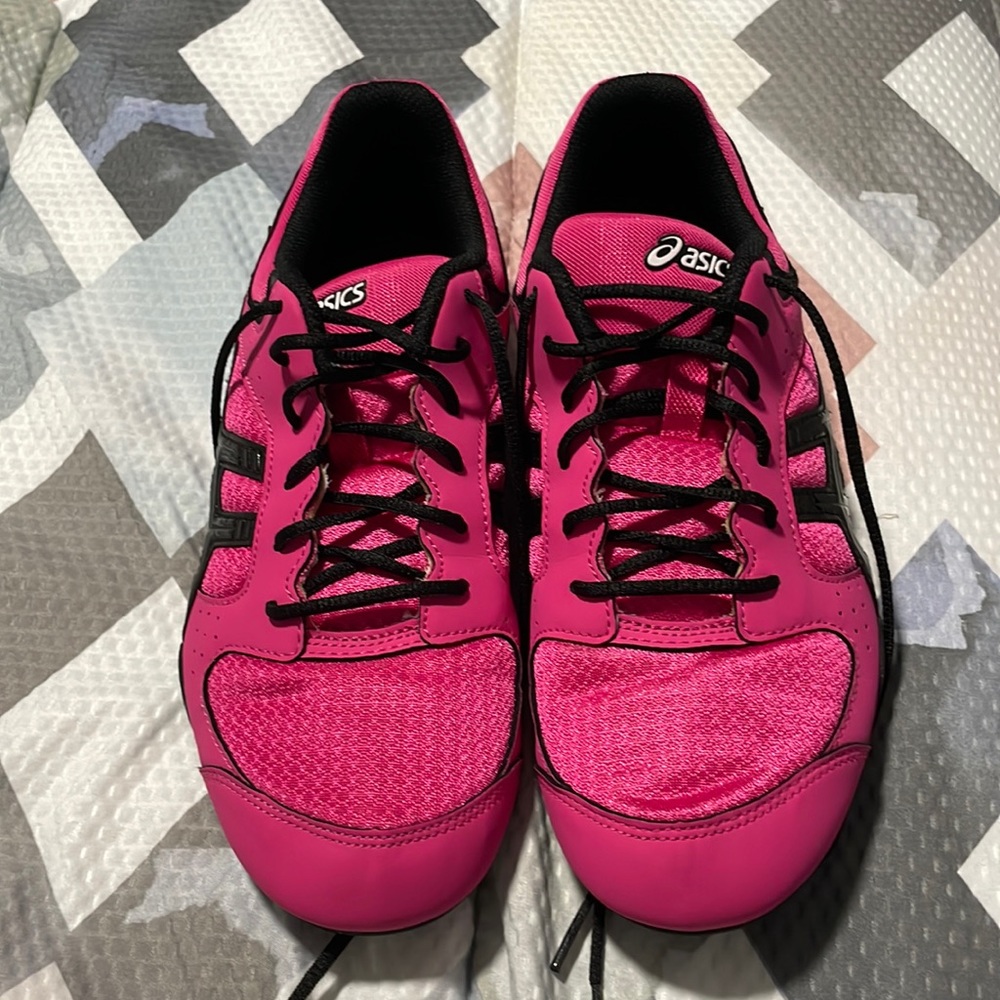 Asics Rhythmic 2 Dance Shoe Hot Pink/Black Size 8.5